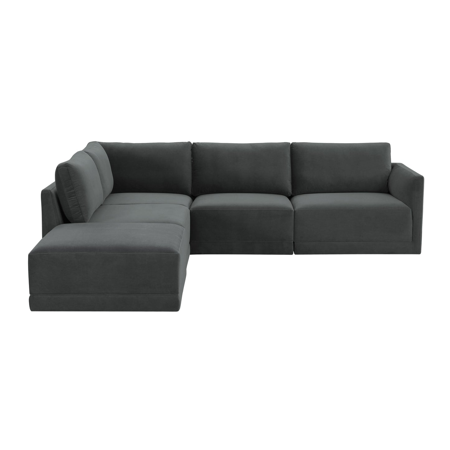 Willow Charcoal Modular Laf Sectional by TOV