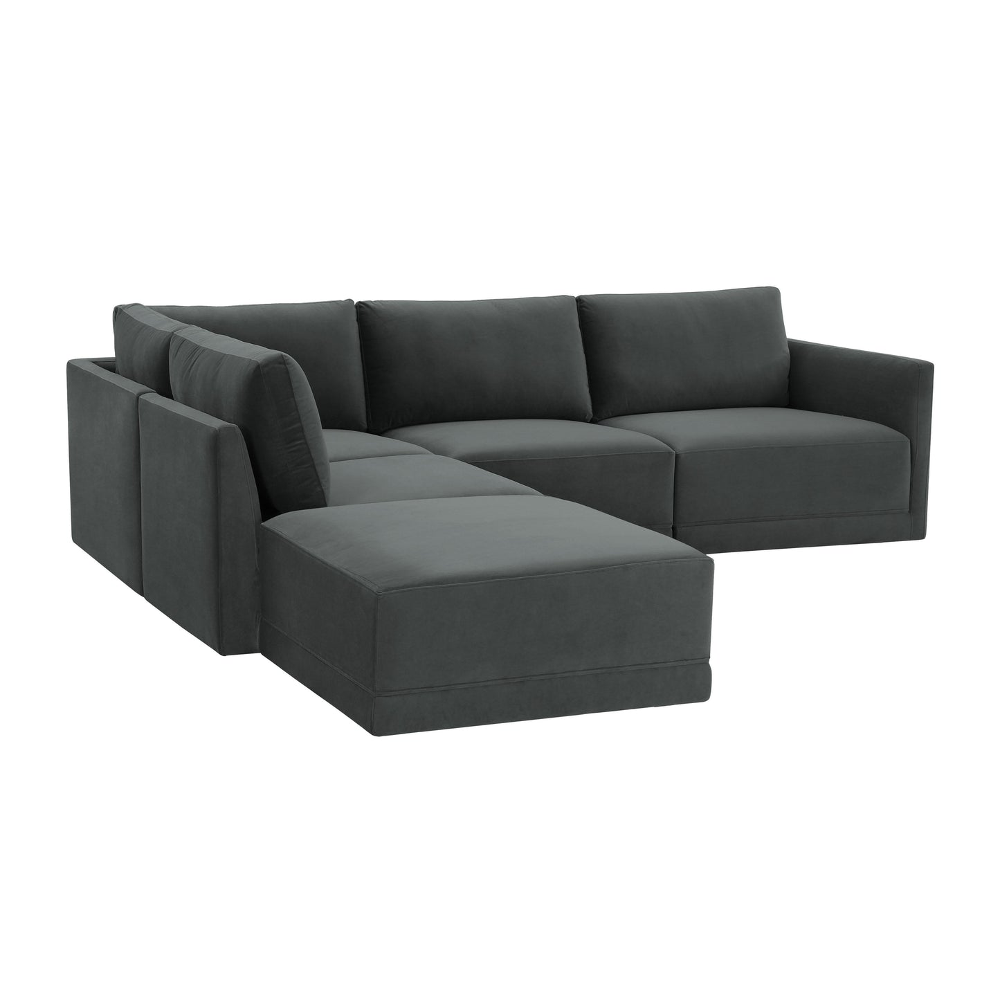 Willow Charcoal Modular Laf Sectional by TOV