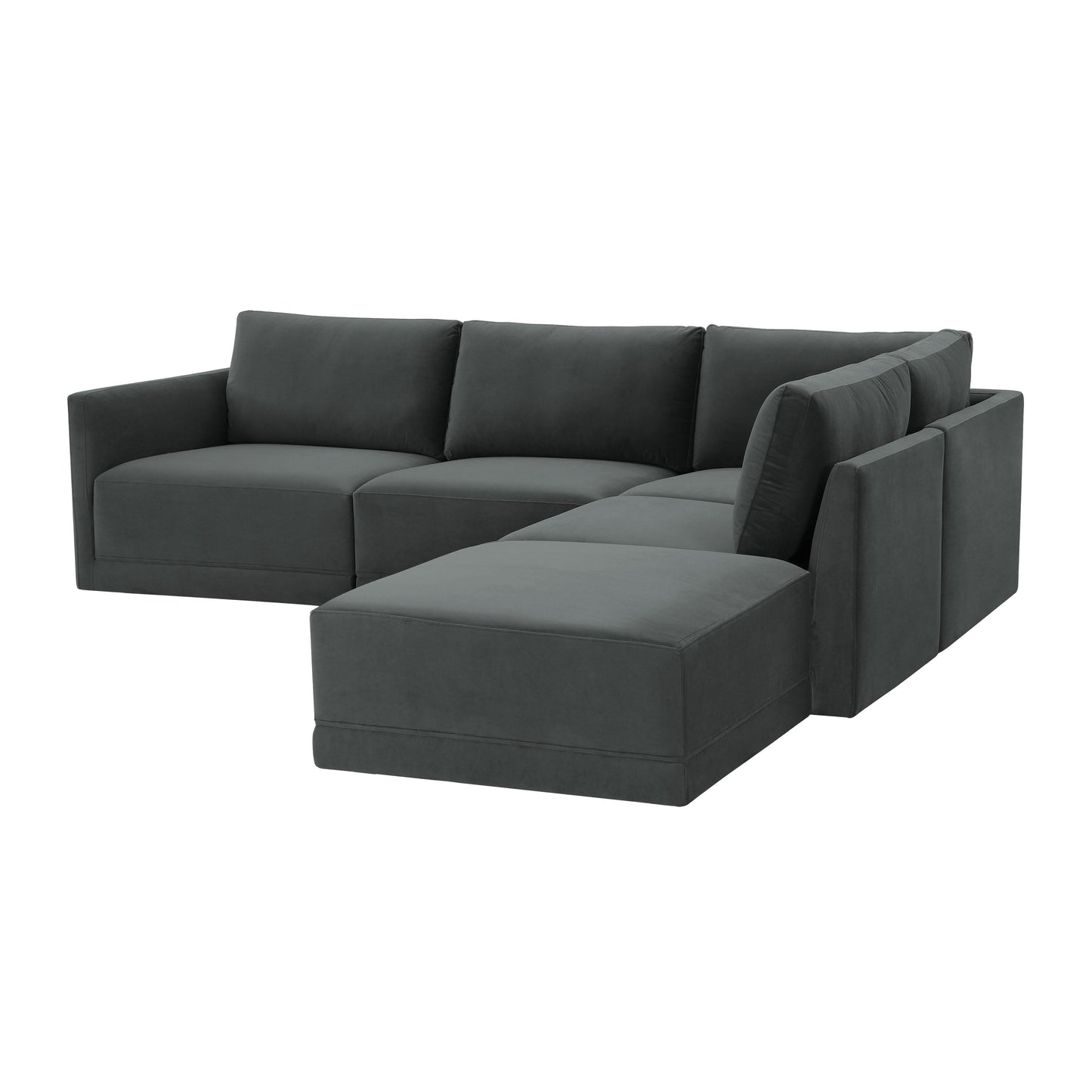 Willow Charcoal Modular Raf Sectional by TOV