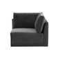 Willow Charcoal Corner Chair by TOV
