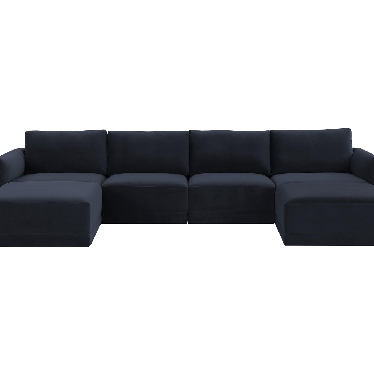 Willow Navy Modular U Sectional by TOV