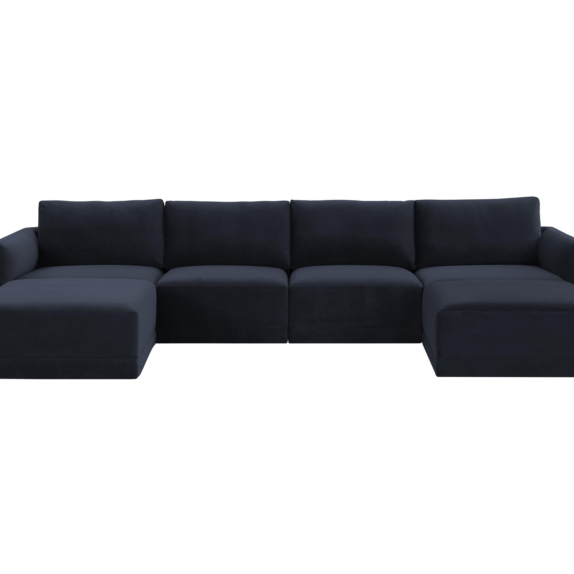 Willow Navy Modular U Sectional by TOV