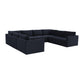 Willow Navy Modular Large U Sectional by TOV