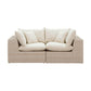 Cali Natural Wicker Outdoor Modular Loveseat by TOV