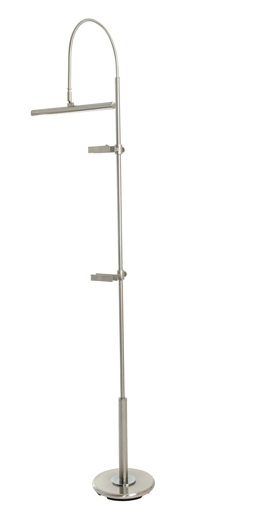 House of Troy River North Easel Floor Lamp Satin Nickel LED Slimline RN302-SN