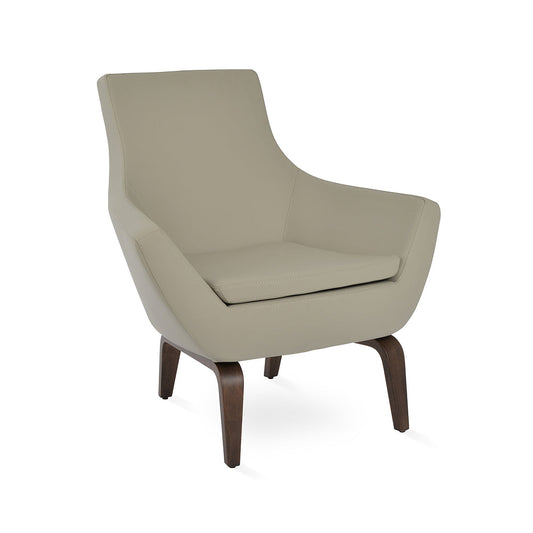 sohoConcept Rebecca Plywood Arm Chair Leather