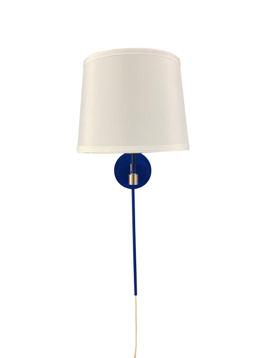 House of Troy Sawyer Cobalt Satin Nickel Wall Swing Lamp S575-COSN