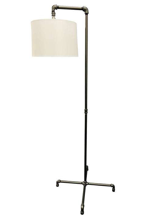 House of Troy Studio Industrial Granite Downbridge Floor Lamp Fabric ST601-GT
