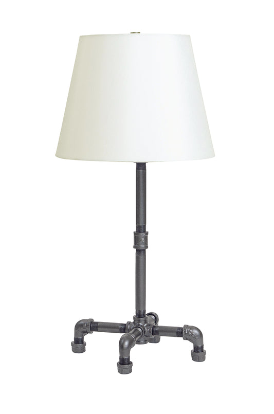 House of Troy Studio Industrial Granite Table Lamp Fabric Shade ST650-GT