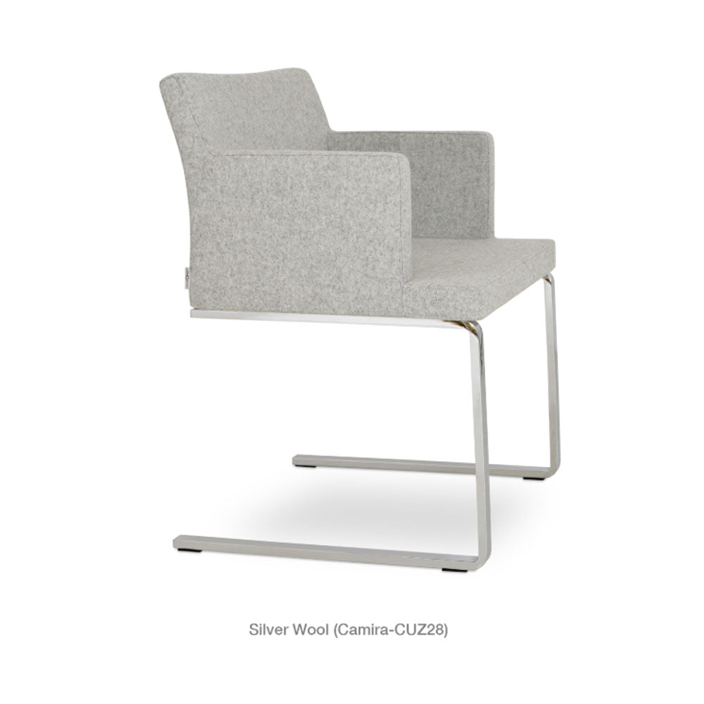 sohoConcept Soho Flat Arm Chair Fabric