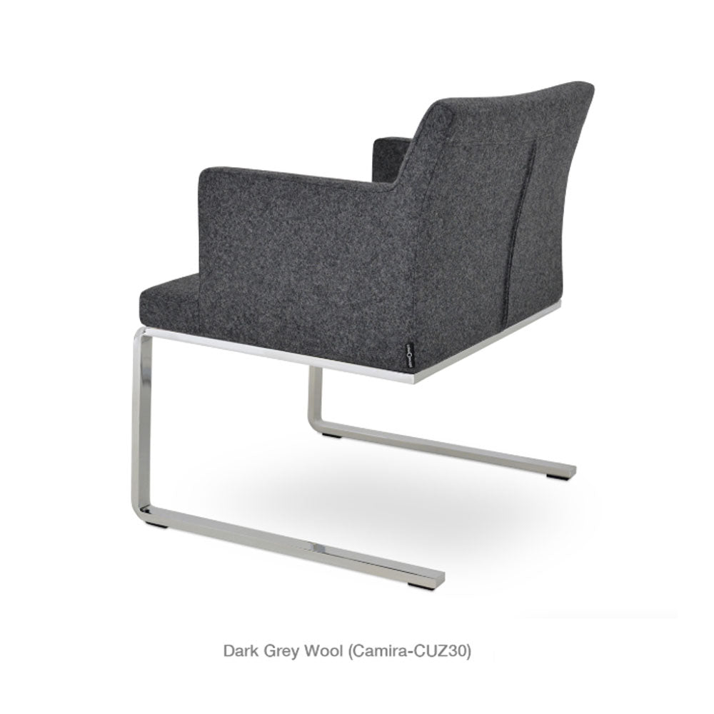 sohoConcept Soho Flat Lounge Chair Fabric