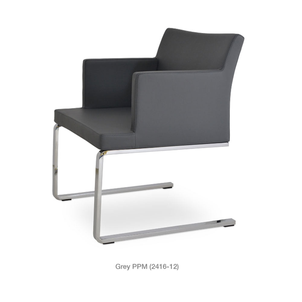 sohoConcept Soho Flat Lounge Chair Leather
