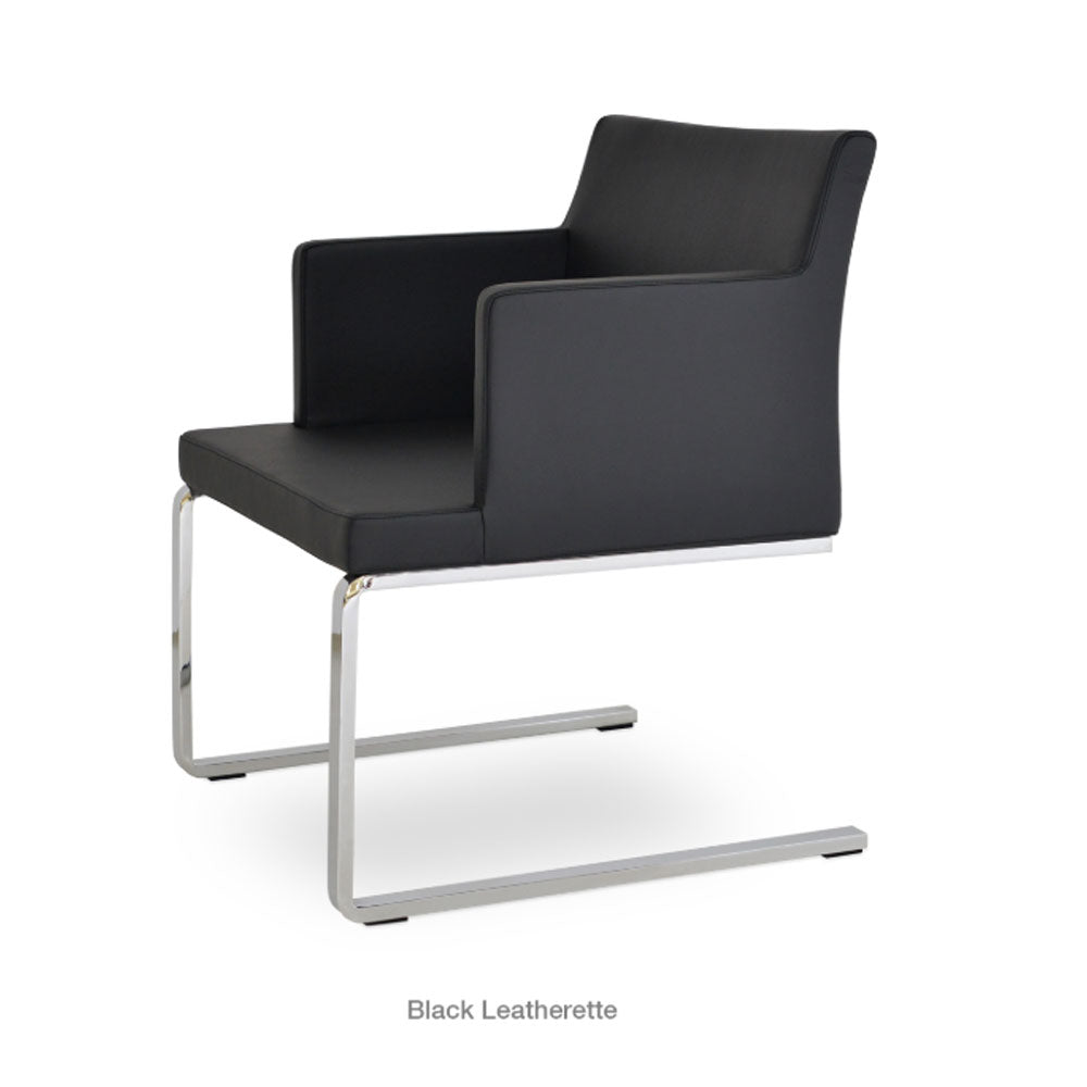 sohoConcept Soho Flat Lounge Chair Leather