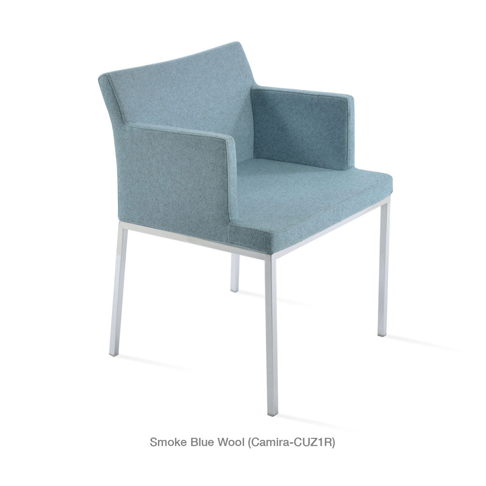 sohoConcept Soho Metal Arm Chair Fabric