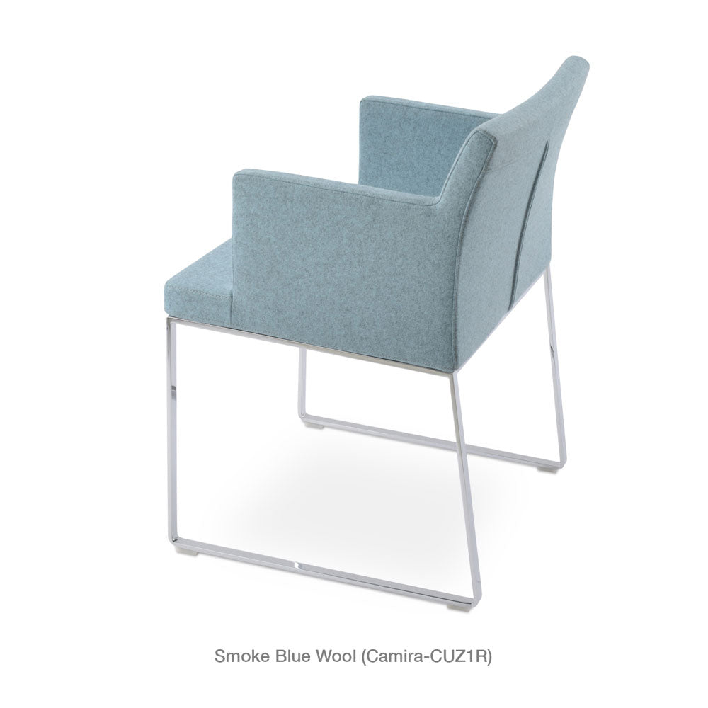 sohoConcept Soho Sled Arm Chair Fabric