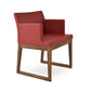 sohoConcept Soho Sled Wood Arm Chair Leather