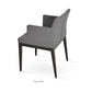 sohoConcept Soho Wood Arm Chair Leather in Solid Beech Walnut