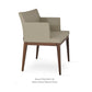 sohoConcept Soho Wood Arm Chair Leather in Natural Ash