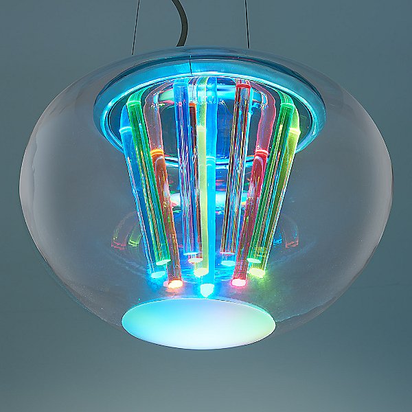 Artemide Spectral LED Mood Multi Colored Pendant Light 0341015A