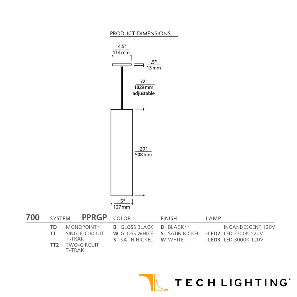 Tech Lighting Piper Grande LED Pendant by Visual Comfort