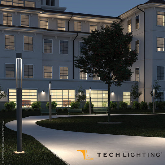 Tech Lighting Turbo LED Outdoor Column by Visual Comfort