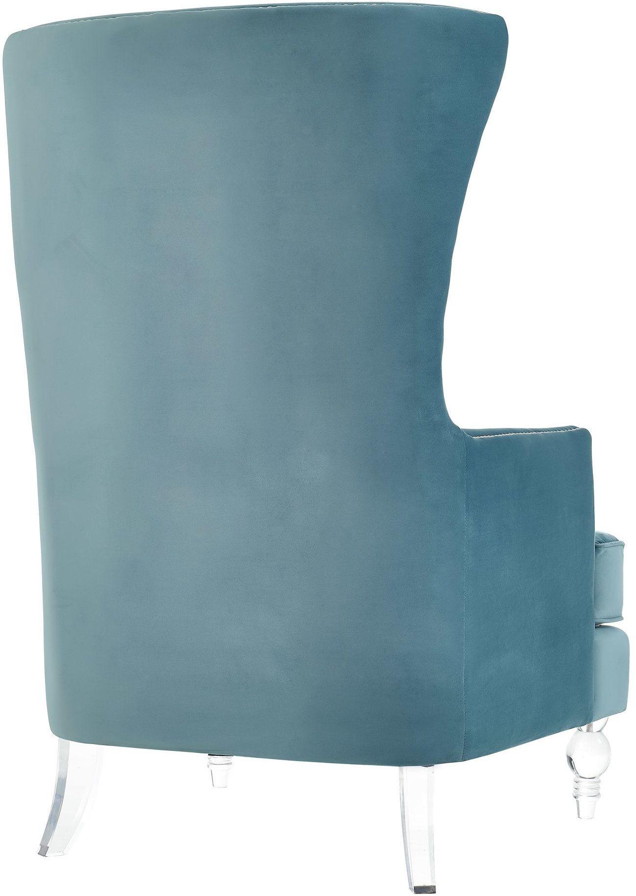 Bristol Sea Blue Tall Chair by TOV