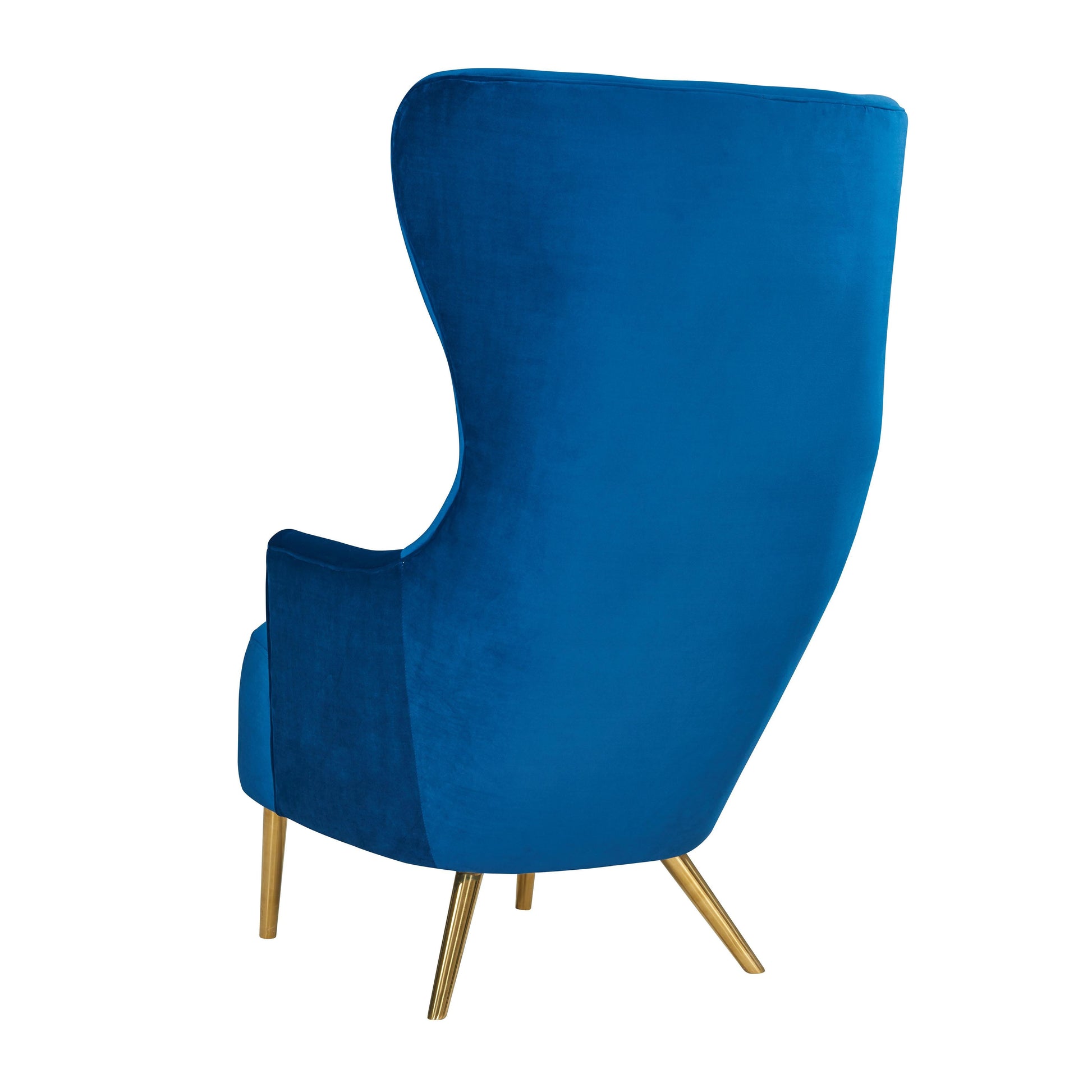 Julia Navy Wingback Chair by TOV
