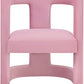 Ada Pink Velvet Chair by TOV