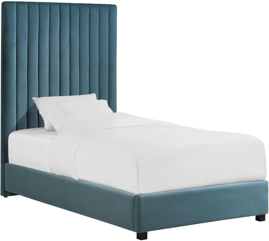 Arabelle Sea Blue Bed Twin by TOV