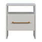 Libre White Nightstand by TOV