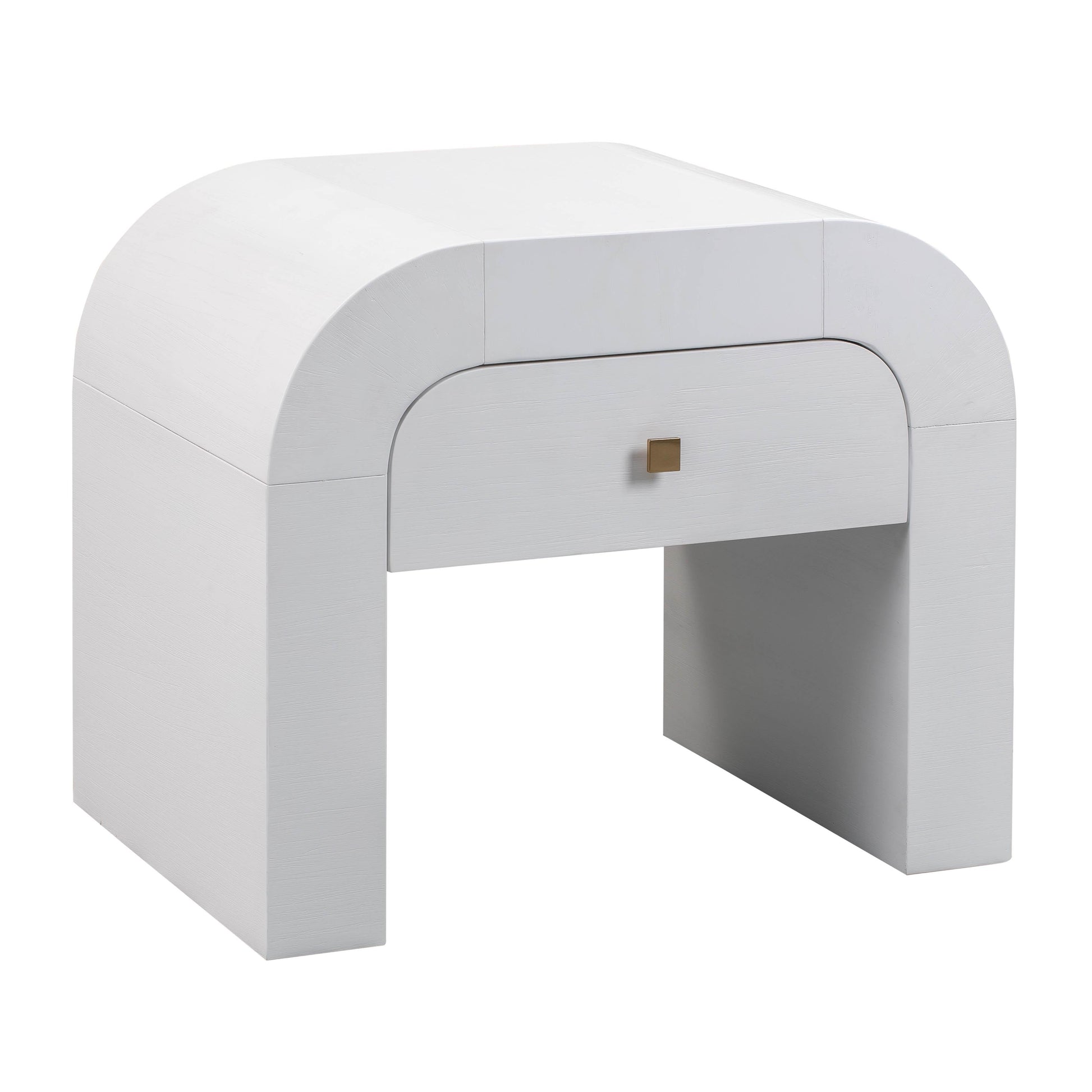 Hump White Nightstand by TOV