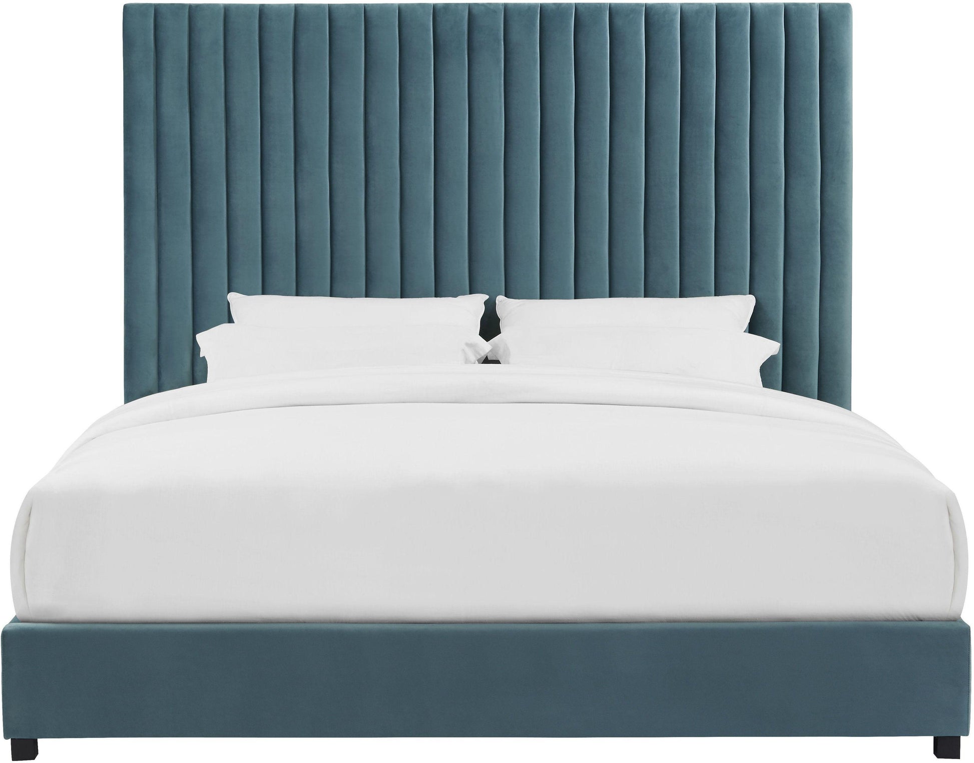 Arabelle Sea Blue Bed King by TOV