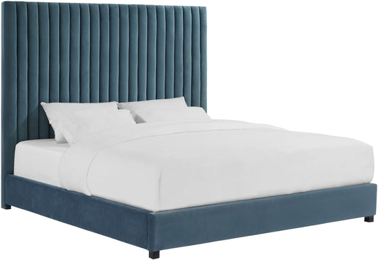 Arabelle Sea Blue Bed Queen by TOV