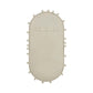 Bubbles Ivory Large Oval Wall Mirror by TOV