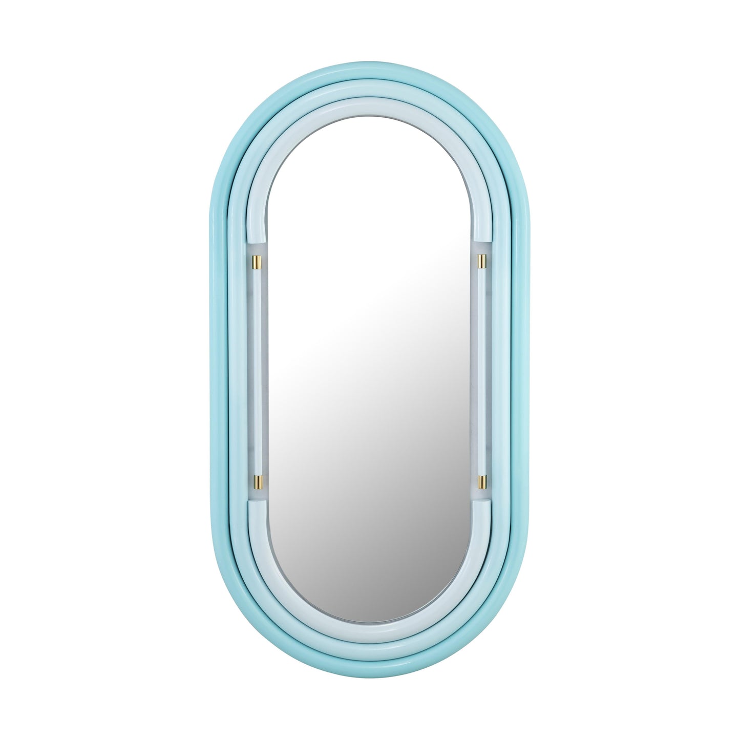 Neon Wall Mirror Blue by TOV