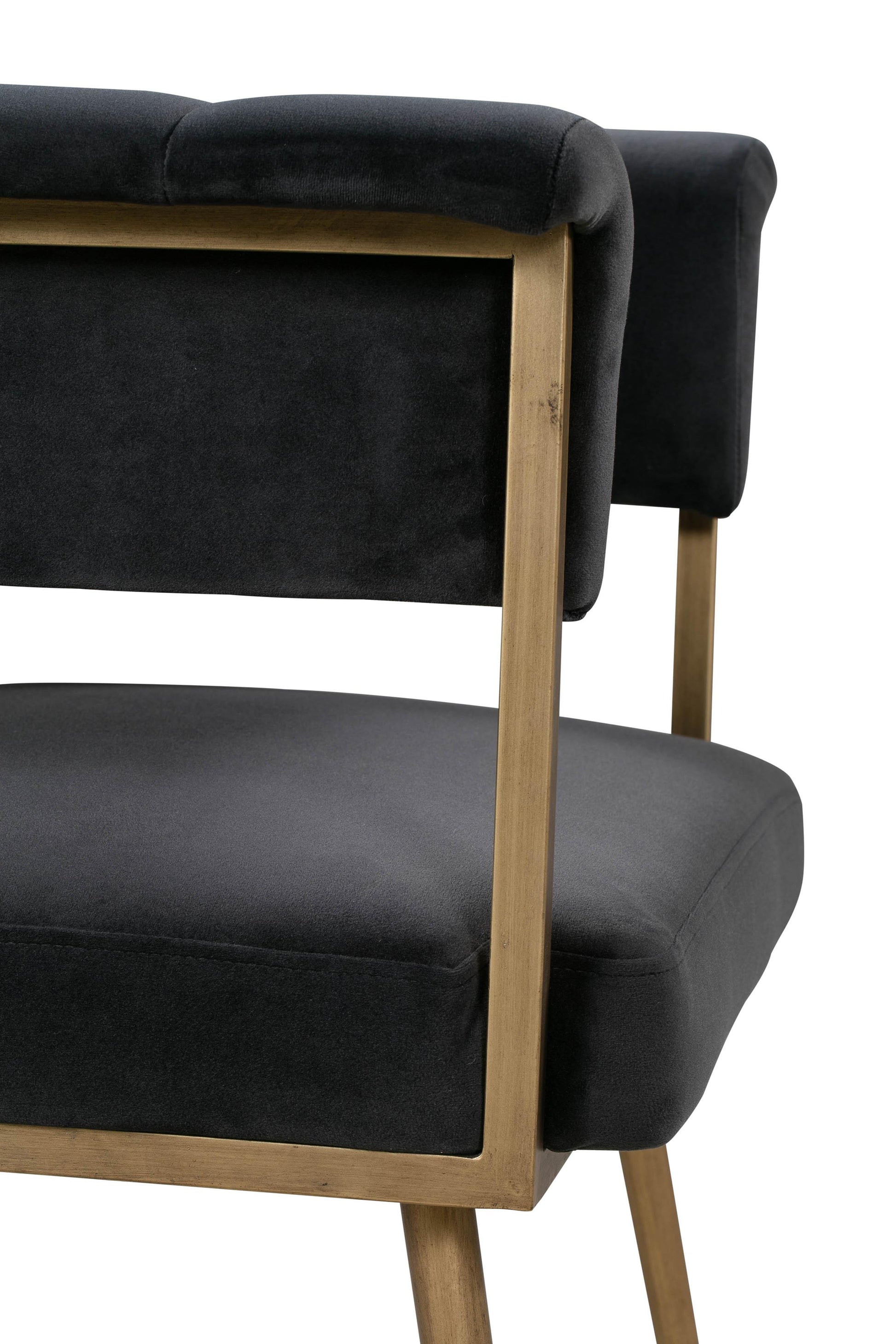 Astrid Grey Velvet Chair by TOV