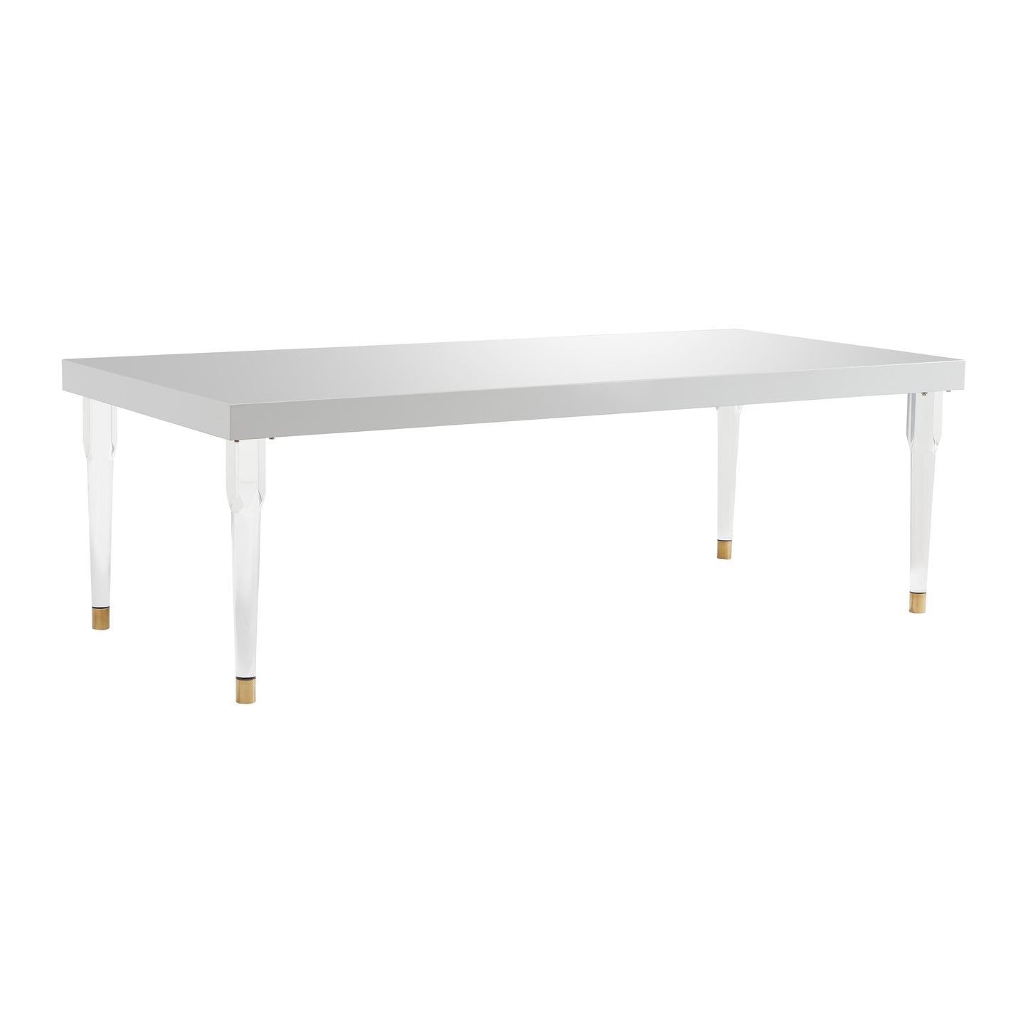 Tabby Glossy Lacquer Dining Table by TOV