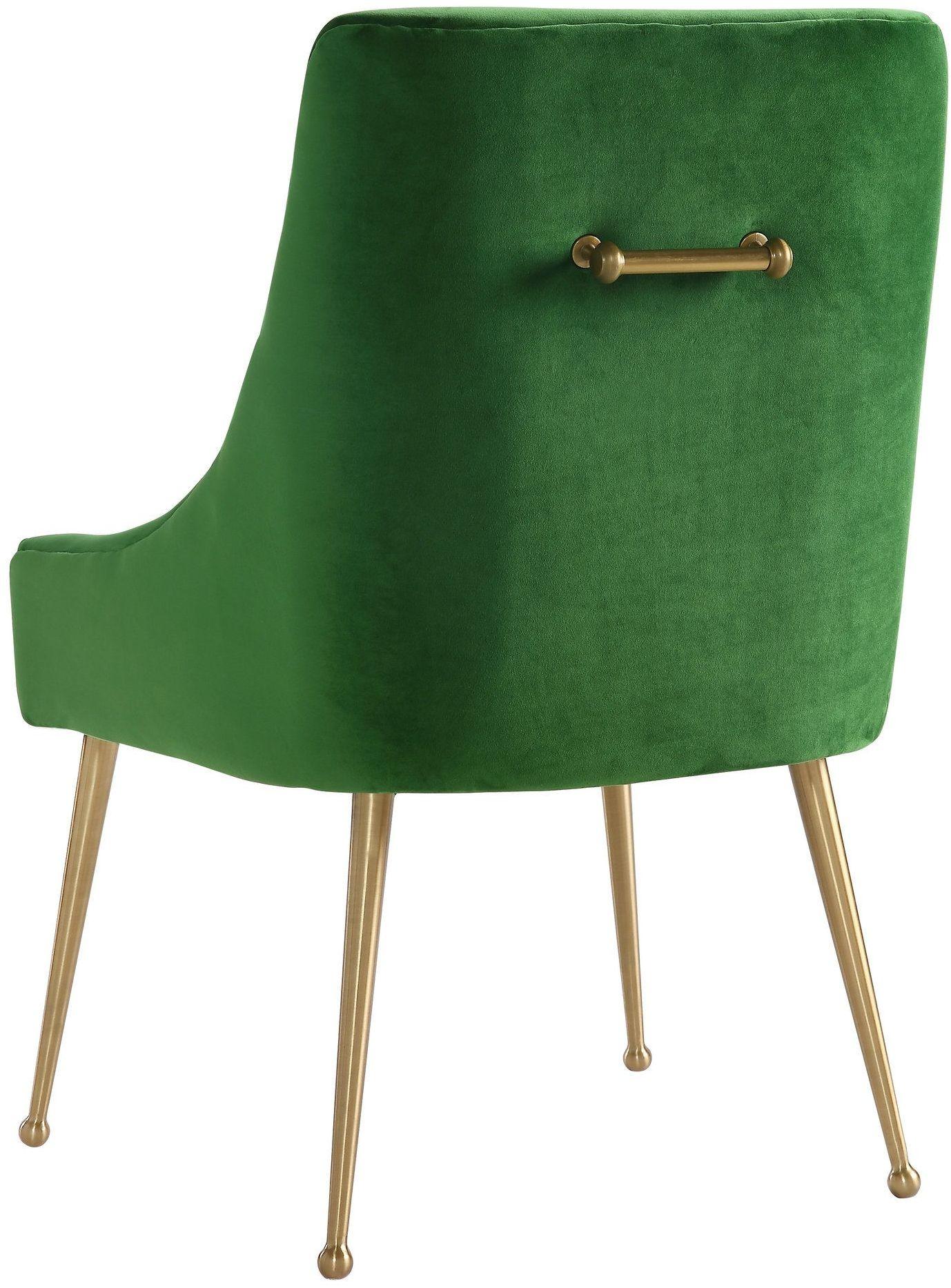 Beatrix Green Velvet Side Chair by TOV