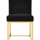 Haute Black Velvet Chair by TOV