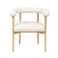 Spara Cream Boucle Dining Chair by TOV