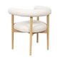 Spara Cream Boucle Dining Chair by TOV