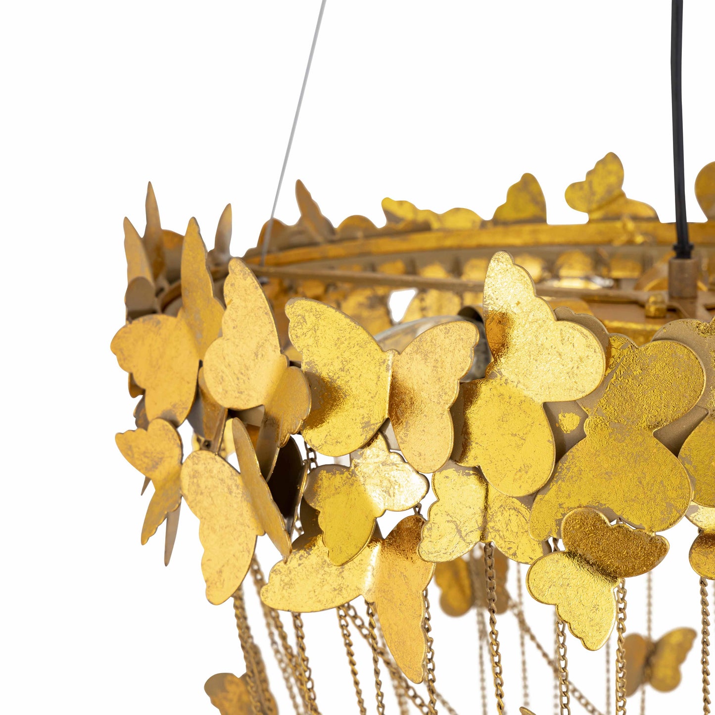 Butterfly Gold Chandelier by TOV