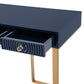 Janie Blue Lacquer Desk by TOV