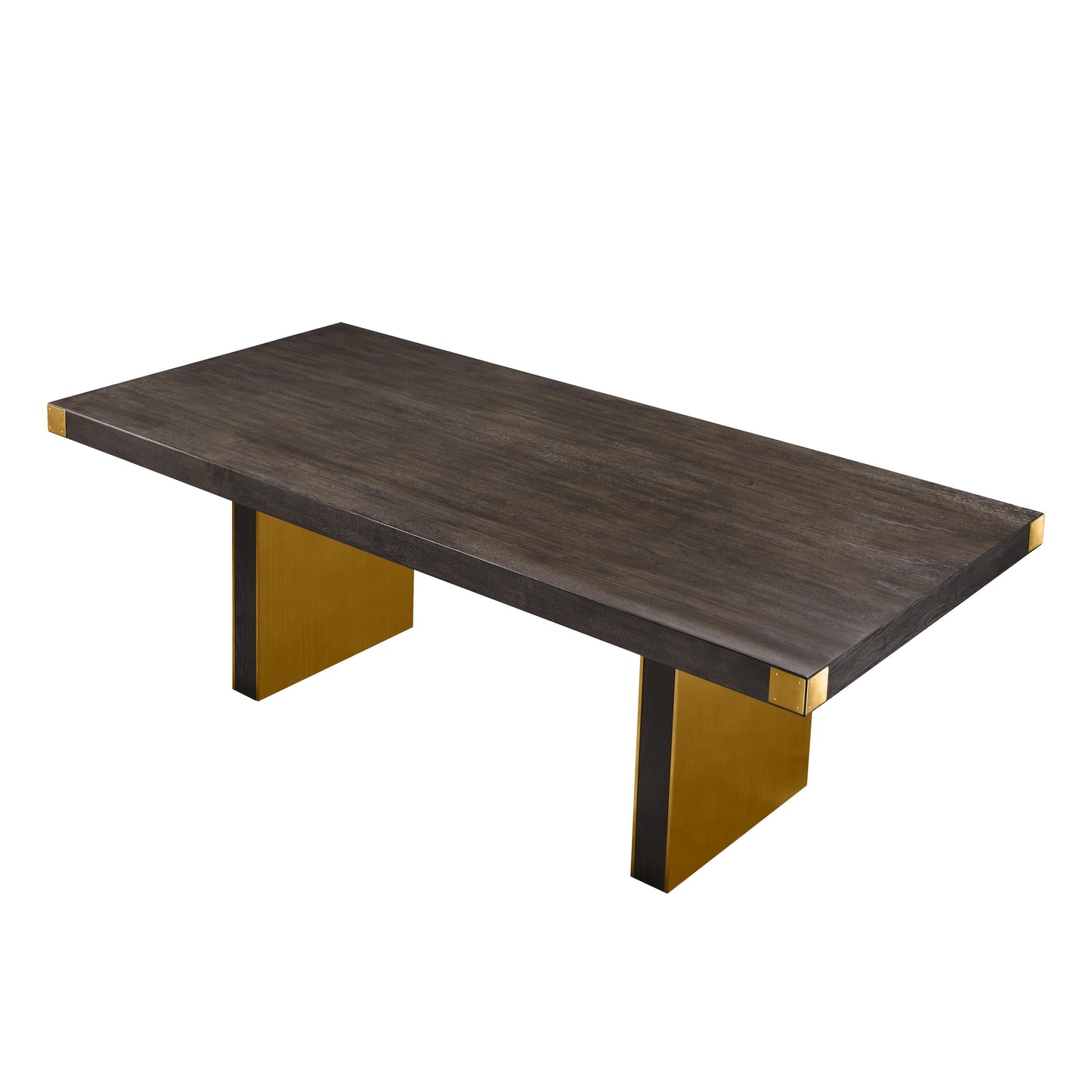 Selena Chocolate Brown Ash Dining Table by TOV