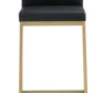 Parma Black Gold Steel Counter Stool Set Of 2 by TOV