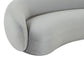 Kendall Light Grey Velvet Sofa by TOV