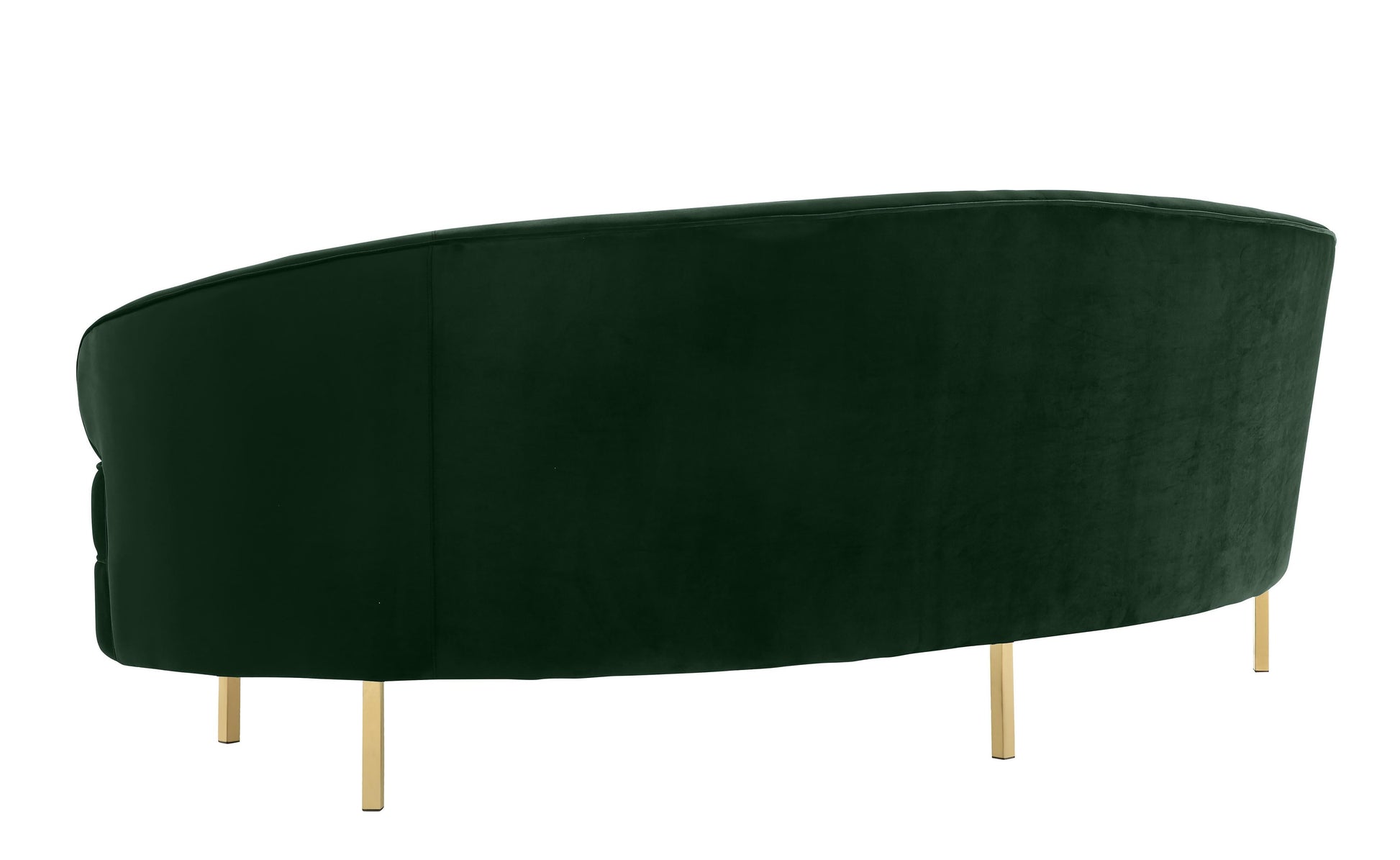 Baila Forest Green Velvet Sofa by TOV