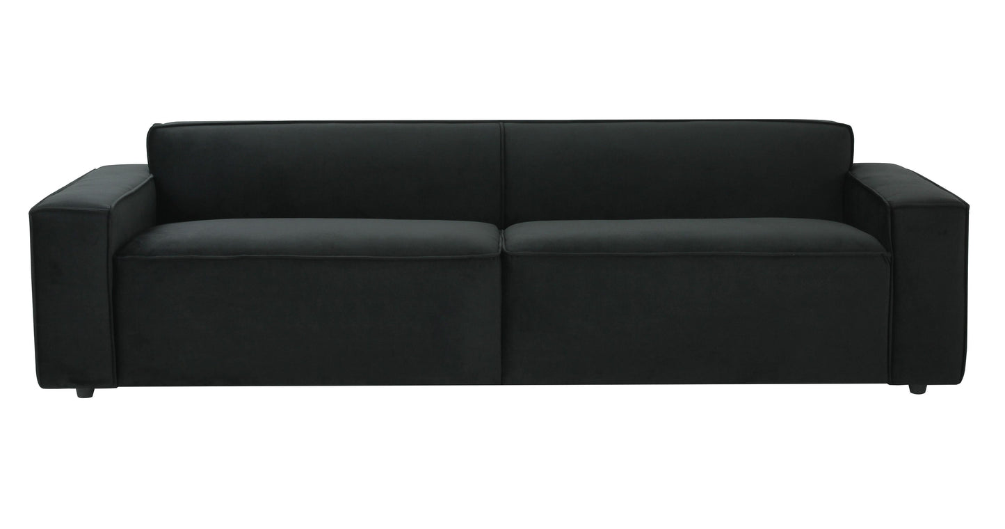 Olafur Black Velvet Sofa by TOV