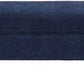 Delilah Navy Textured Velvet Bench by TOV