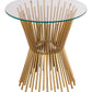 Grace Glass Side Table by TOV